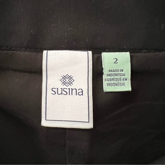 Susina black pencil skirt pockets work suiting - Picture 4 of 5
